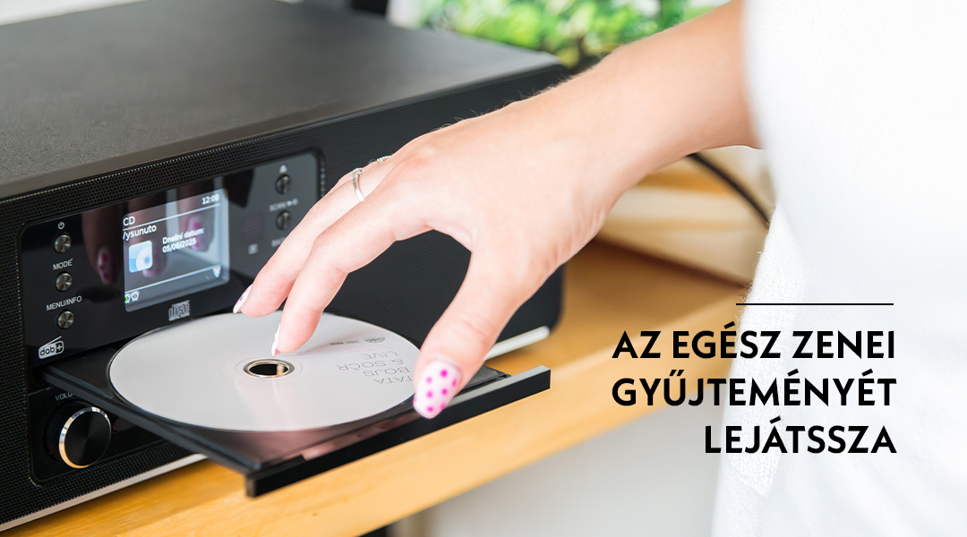 All-in-One hangrendszer  JVC RD-E984B, fekete